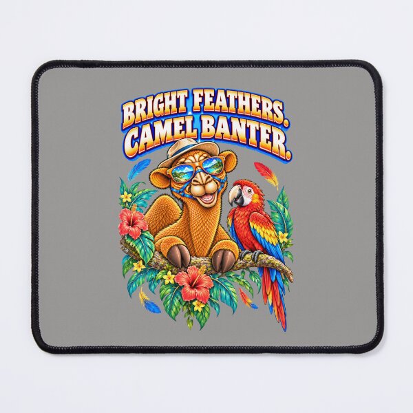 Item preview, Bright Feathers. Camel Banter – Funny Camel T-Shirt Animal Graphic Camel T-Shirt designed and sold by Camel & Quirk.