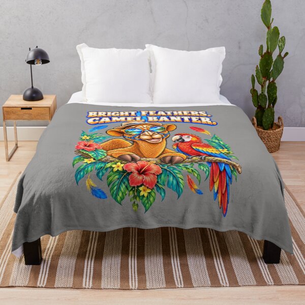 Item preview, Bright Feathers. Camel Banter – Funny Camel T-Shirt Animal Graphic Camel T-Shirt designed and sold by Camel & Quirk.