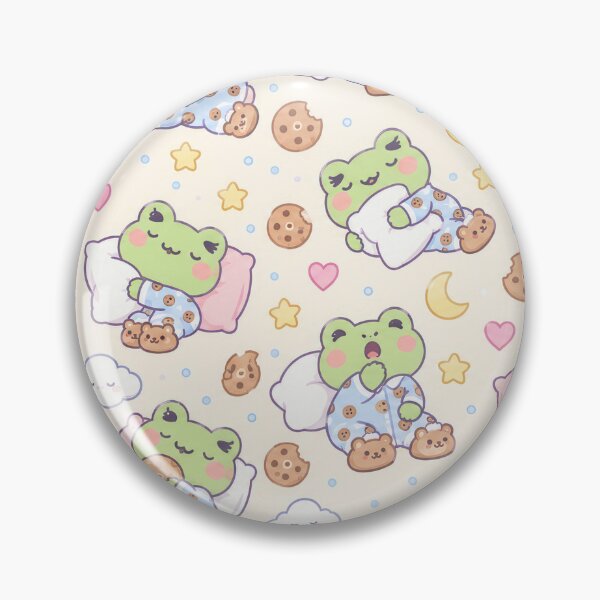 Item preview, Kawaii Frog Cookie Pajama Pattern designed and sold by Soft Berry Studio.