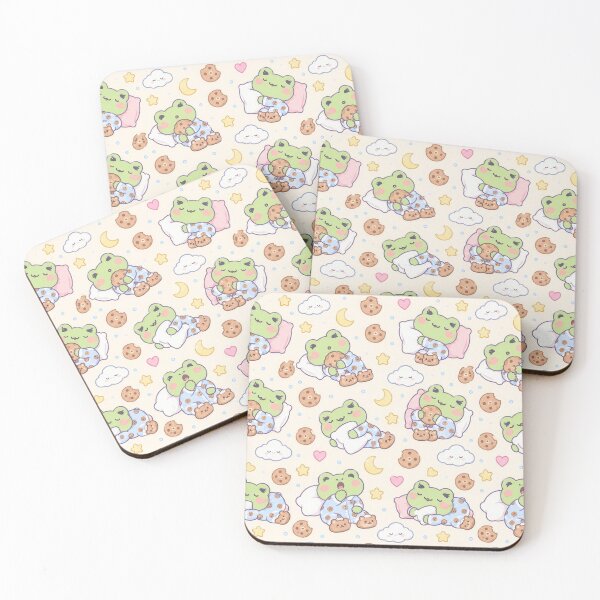Item preview, Kawaii Frog Cookie Pajama Pattern designed and sold by Soft Berry Studio.