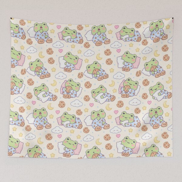 Item preview, Kawaii Frog Cookie Pajama Pattern designed and sold by Soft Berry Studio.