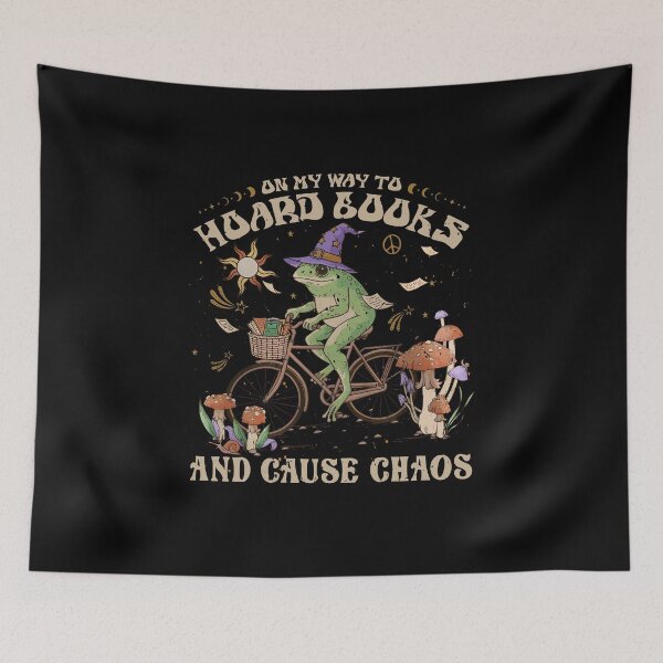 Item preview, Hardcore Frog Witch Bicycle Mushroom Chaos Graphic designed and sold by SpaceRadioer.