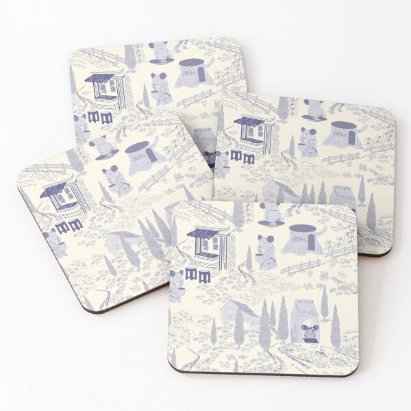 Item preview, ZucyakSa Cafe Rat Toile de Jouy designed and sold by ZucyakSa.