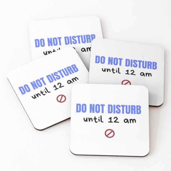 Item preview, Do Not Disturb Until 12 AM Funny Sleep Introvert Gift designed and sold by manu446jk.