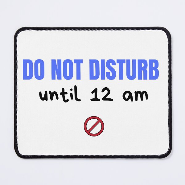 Item preview, Do Not Disturb Until 12 AM Funny Sleep Introvert Gift designed and sold by manu446jk.
