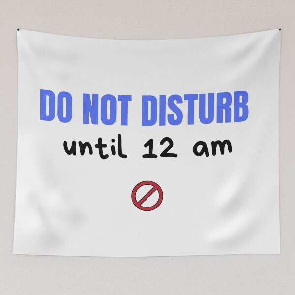 Item preview, Do Not Disturb Until 12 AM Funny Sleep Introvert Gift designed and sold by manu446jk.