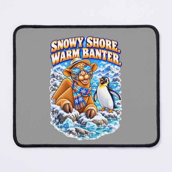Item preview, Snowy Shore. Warm Banter – Funny Camel T-Shirt Animal Graphic Camel T-Shirt designed and sold by Camel & Quirk.