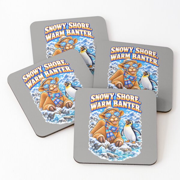 Item preview, Snowy Shore. Warm Banter – Funny Camel T-Shirt Animal Graphic Camel T-Shirt designed and sold by Camel & Quirk.