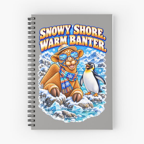 Item preview, Snowy Shore. Warm Banter – Funny Camel T-Shirt Animal Graphic Camel T-Shirt designed and sold by Camel & Quirk.
