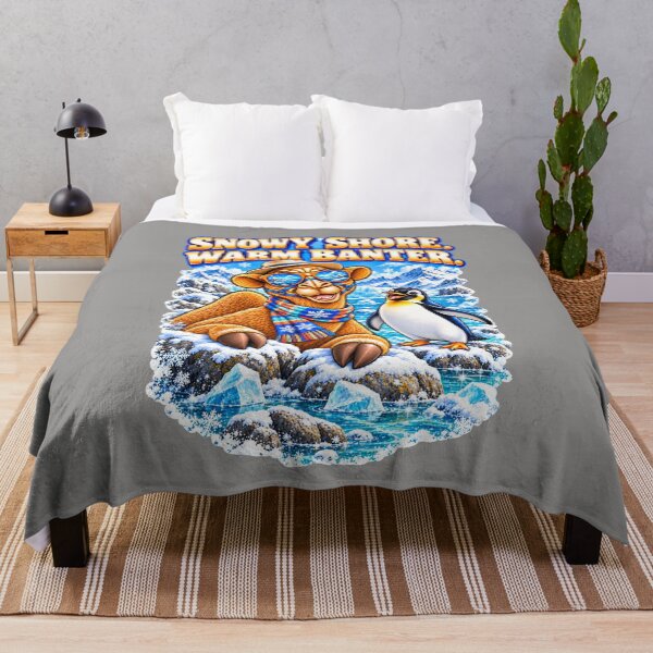 Item preview, Snowy Shore. Warm Banter – Funny Camel T-Shirt Animal Graphic Camel T-Shirt designed and sold by Camel & Quirk.