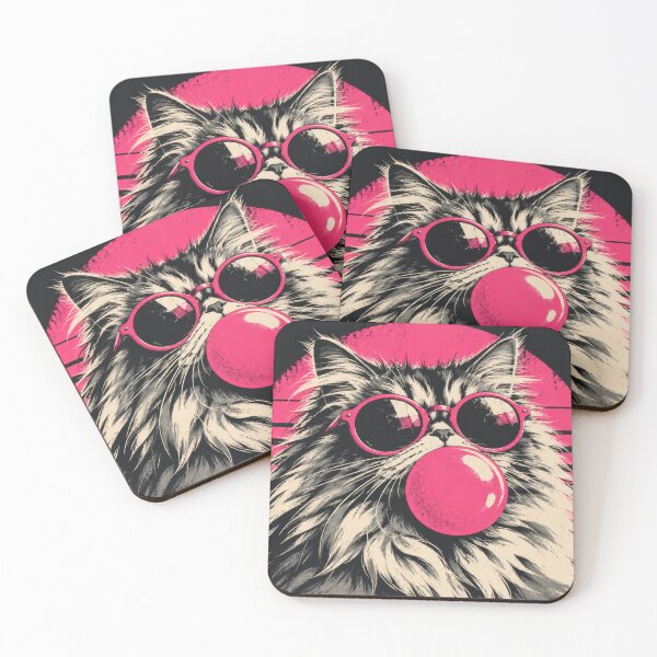 Item preview, Cool cat with pink sunglasses designed and sold by anytka.