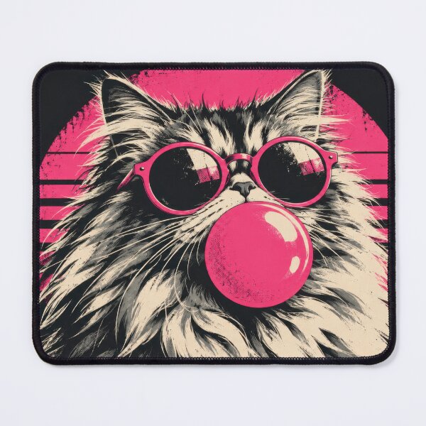 Item preview, Cool cat with pink sunglasses designed and sold by anytka.
