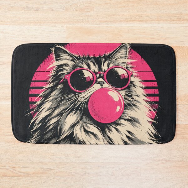 Item preview, Cool cat with pink sunglasses designed and sold by anytka.