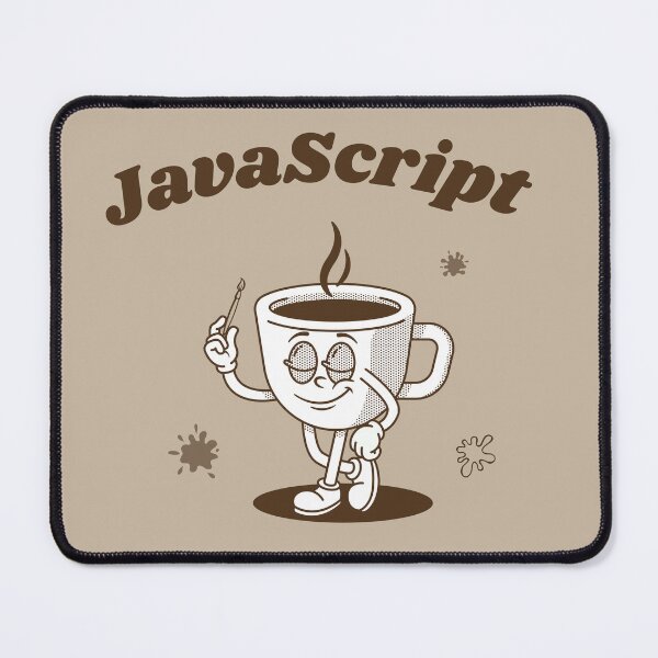Item preview, ChicDesk Java Script Funny Coffee Pun - Vintage Cartoon designed and sold by ChicDesk.