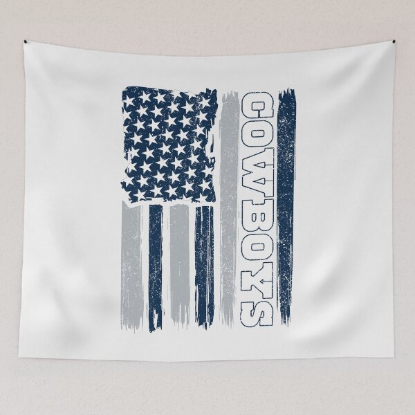 Item preview, Vintage Cowboys US Flag Distressed Football Sports Team Spirit designed and sold by RockTheFeal.