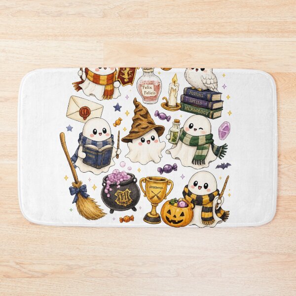 Item preview, Cute Wizard Ghosts Magical Potion Halloween Graphic designed and sold by SpaceRadioer.