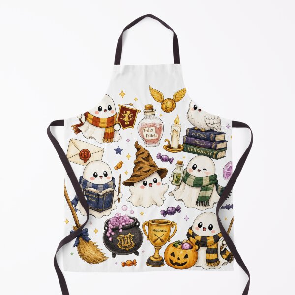 Item preview, Cute Wizard Ghosts Magical Potion Halloween Graphic designed and sold by SpaceRadioer.