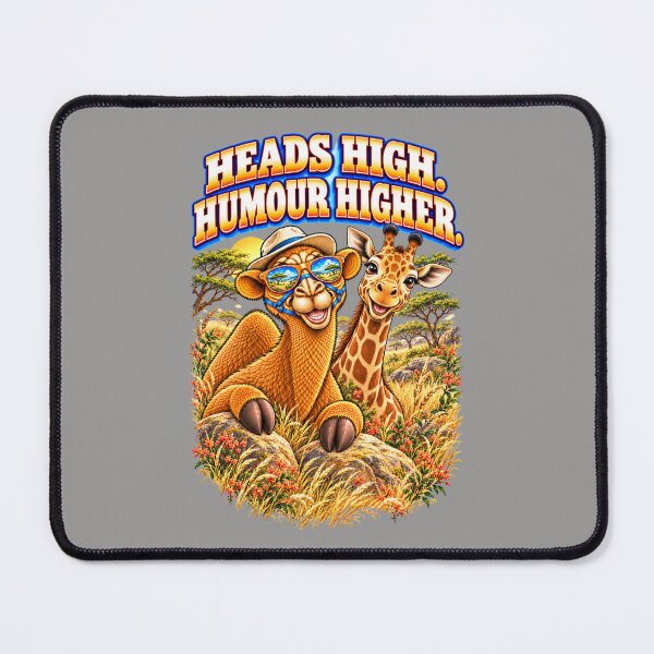 Item preview, Heads High. Humour Higher – Funny Camel T-Shirt Animal Graphic Camel T-Shirt designed and sold by Camel & Quirk.