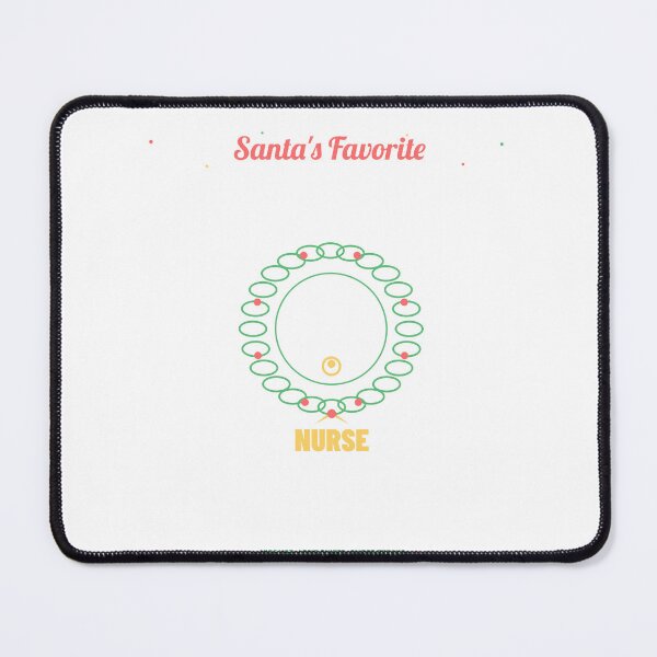 Item preview, Santa's Favorite Nurse designed and sold by The Tee Collective.