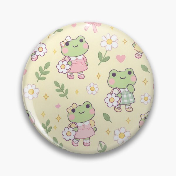 Item preview, Kawaii Frog Daisy Bag Pattern designed and sold by Soft Berry Studio.