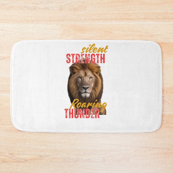 Item preview, Silent Strength Lion Graphic Tee designed and sold by Ibrahimsaeed27.
