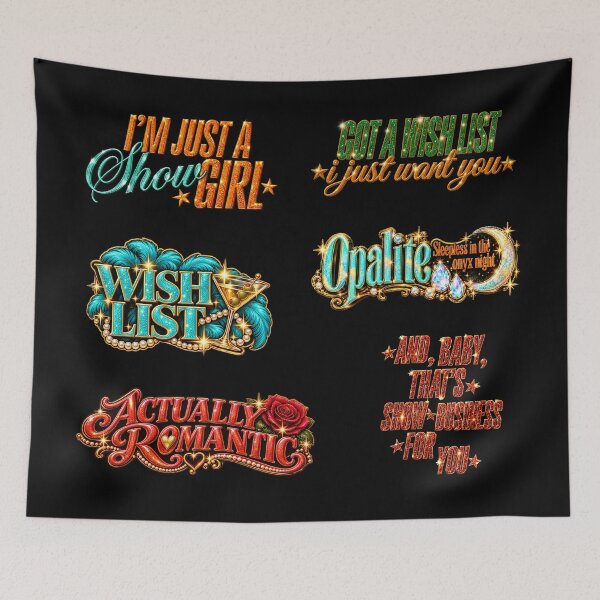 Item preview, Sticker Pack 2 Life of a Showgirl  - Lyrics and songs - 3D Taylor Swift designed and sold by taylorvinyls.