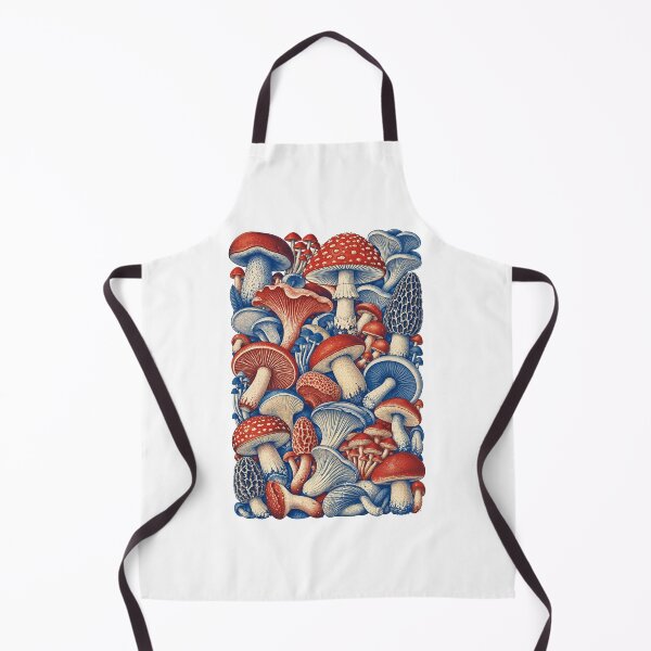 Item preview, Forest Floor Panel, Mushroom Pattern Illustration designed and sold by wildlifethings.
