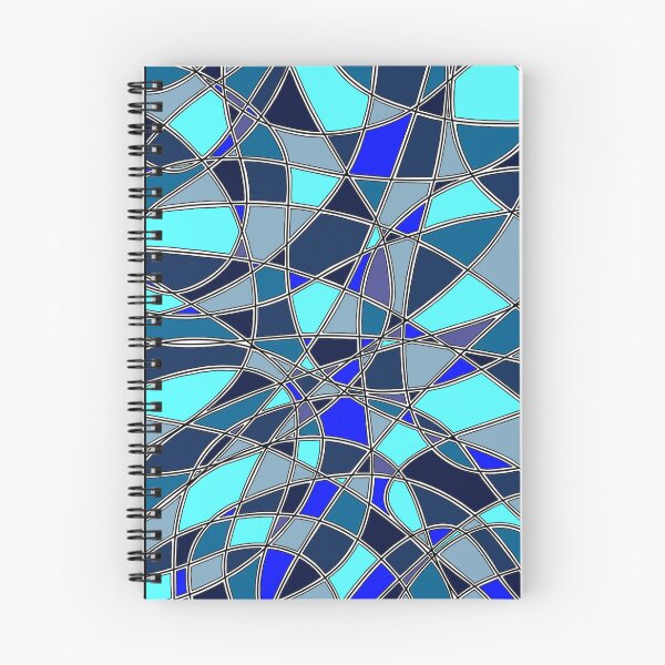 Item preview, Blue Geometric Mosaic designed and sold by FioreDiCiliegio.