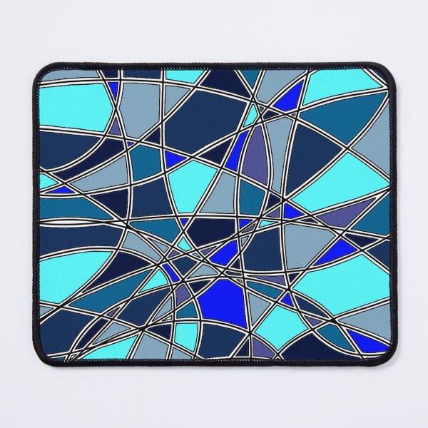 Item preview, Blue Geometric Mosaic designed and sold by FioreDiCiliegio.
