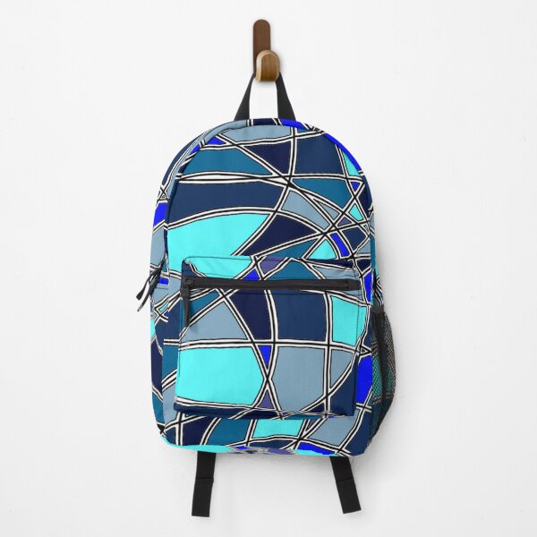 Item preview, Blue Geometric Mosaic designed and sold by FioreDiCiliegio.