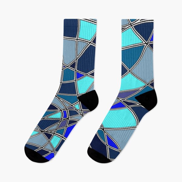 Item preview, Blue Geometric Mosaic designed and sold by FioreDiCiliegio.
