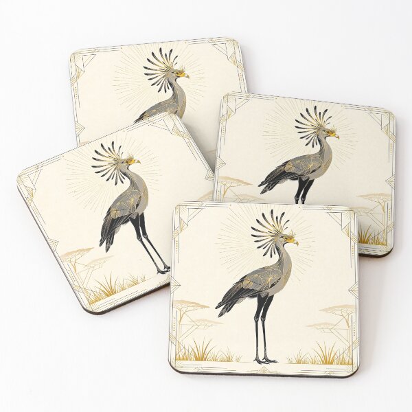 Item preview, Exotic Beautiful Birds - Secretary Bird designed and sold by Helios Be. Lavsh.