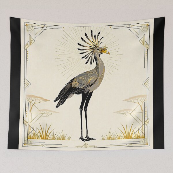 Item preview, Exotic Beautiful Birds - Secretary Bird designed and sold by Helios Be. Lavsh.
