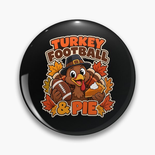 Item preview, Turkey Football and Pie Funny Thanksgiving Family Men Women designed and sold by clothesy7.