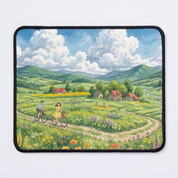 Item preview, Couple Riding a Bike designed and sold by hearthborn.