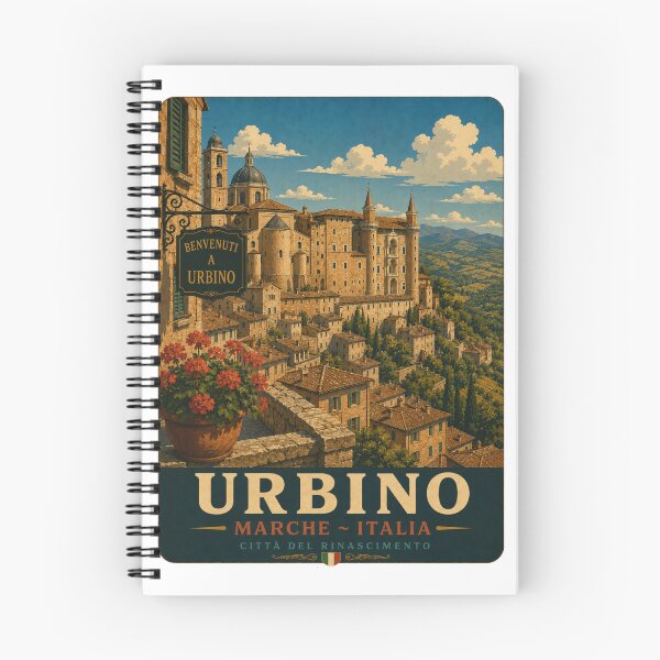 Item preview, Urbino Italy – Vintage Palazzo Ducale Renaissance Travel Art designed and sold by Passeggiata Prints.