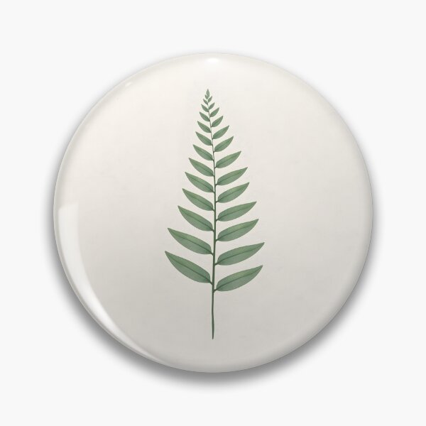 Item preview, Minimal Fern Botanical Leaf Nature Art designed and sold by Glitchart66.