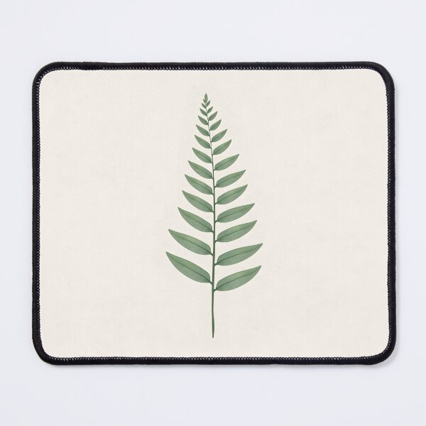 Item preview, Minimal Fern Botanical Leaf Nature Art designed and sold by Glitchart66.