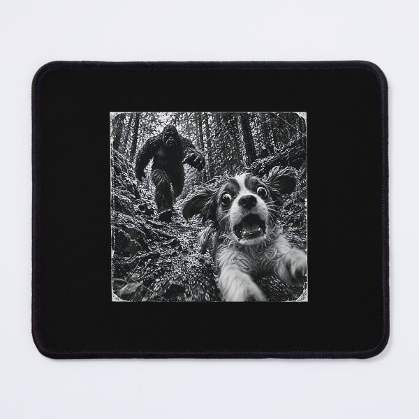 Item preview, Bigfoot And Cavalier Funny Dog Selfie Sasquatch Chase Forest designed and sold by Byhergawaa.