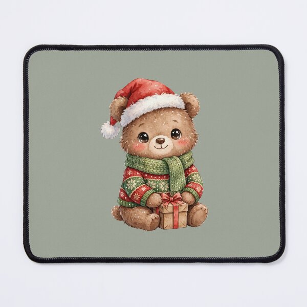 Item preview, Christmas Hamster with Gift Cute Holiday Animal designed and sold by PunchDrop.