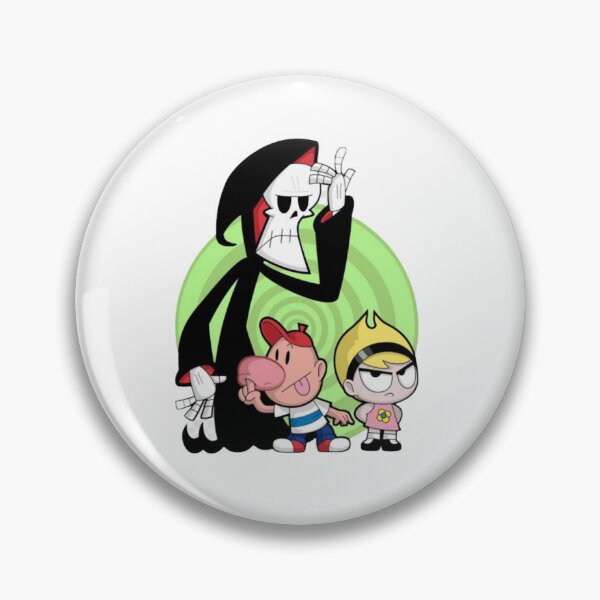 Item preview, The Grim Adventures of Billy and Mandy Retro Cartoon Trio  designed and sold by circliqueart.