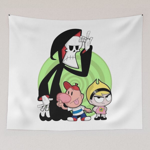 Item preview, The Grim Adventures of Billy and Mandy Retro Cartoon Trio  designed and sold by circliqueart.