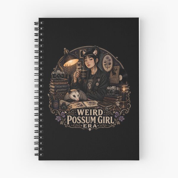 Aperçu de l'œuvre Weird Possum Girl Era Esthétique Alt Dark Academia créée et vendue par Créative touche .
