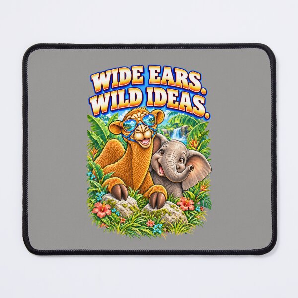 Item preview, Wide Ears. Wild Ideas – Funny Camel T-Shirt Animal Graphic Camel T-Shirt designed and sold by Camel & Quirk.