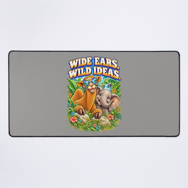 Item preview, Wide Ears. Wild Ideas – Funny Camel T-Shirt Animal Graphic Camel T-Shirt designed and sold by Camel & Quirk.