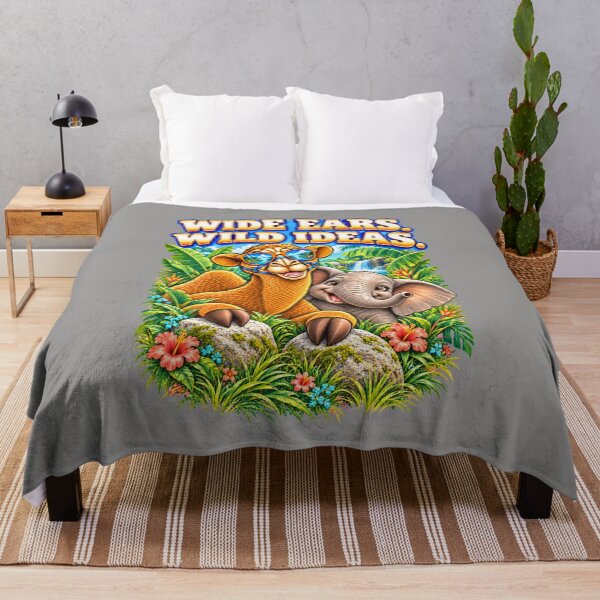 Item preview, Wide Ears. Wild Ideas – Funny Camel T-Shirt Animal Graphic Camel T-Shirt designed and sold by Camel & Quirk.