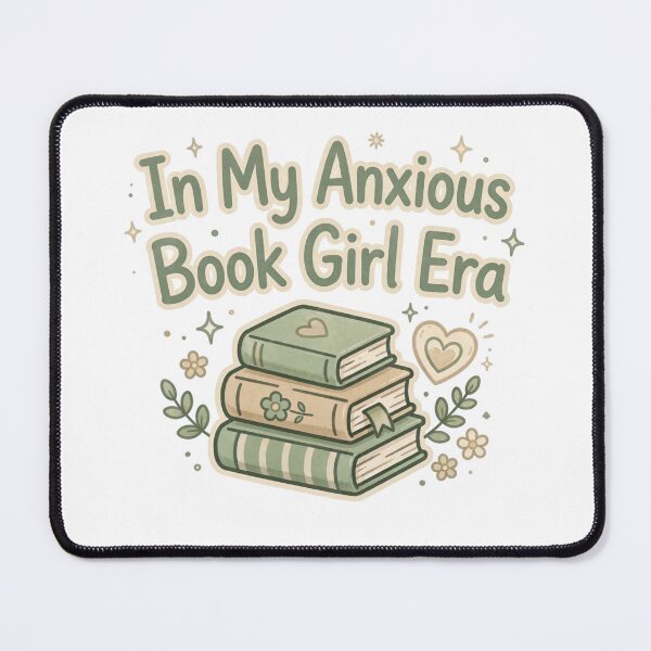 Item preview, In My Anxious Book Girl Era Cute Book Stack Sticker designed and sold by StyxIND.