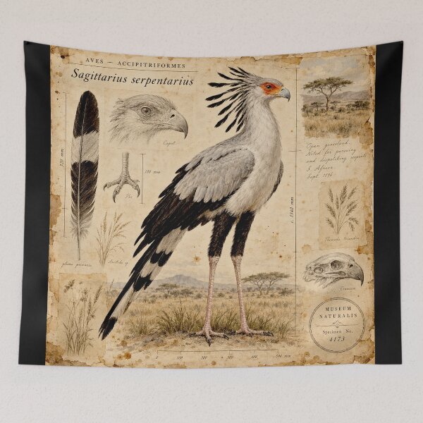 Item preview, Exotic Beautiful Birds - Secretary Bird #2 designed and sold by Helios Be. Lavsh.