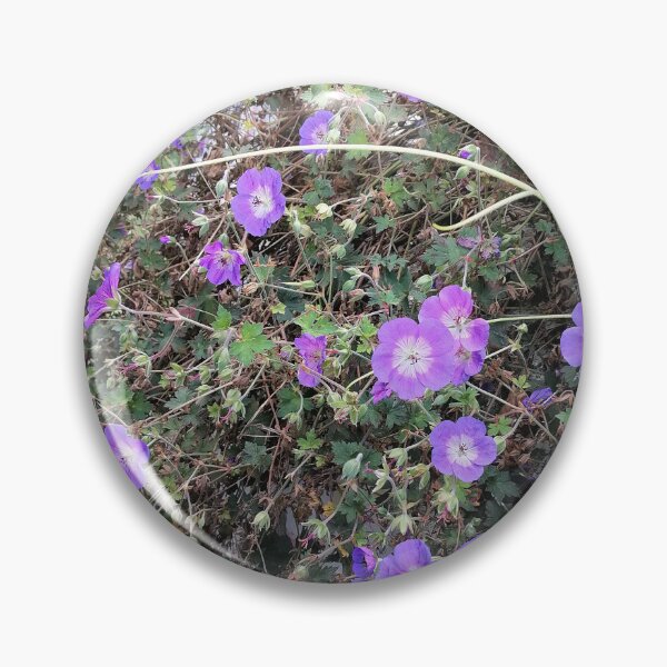 Item preview, Purple Geranium Flowers In Garden designed and sold by PhuongVoArt.