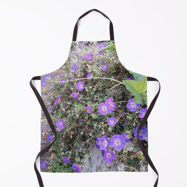 Item preview, Purple Geranium Flowers In Garden designed and sold by PhuongVoArt.